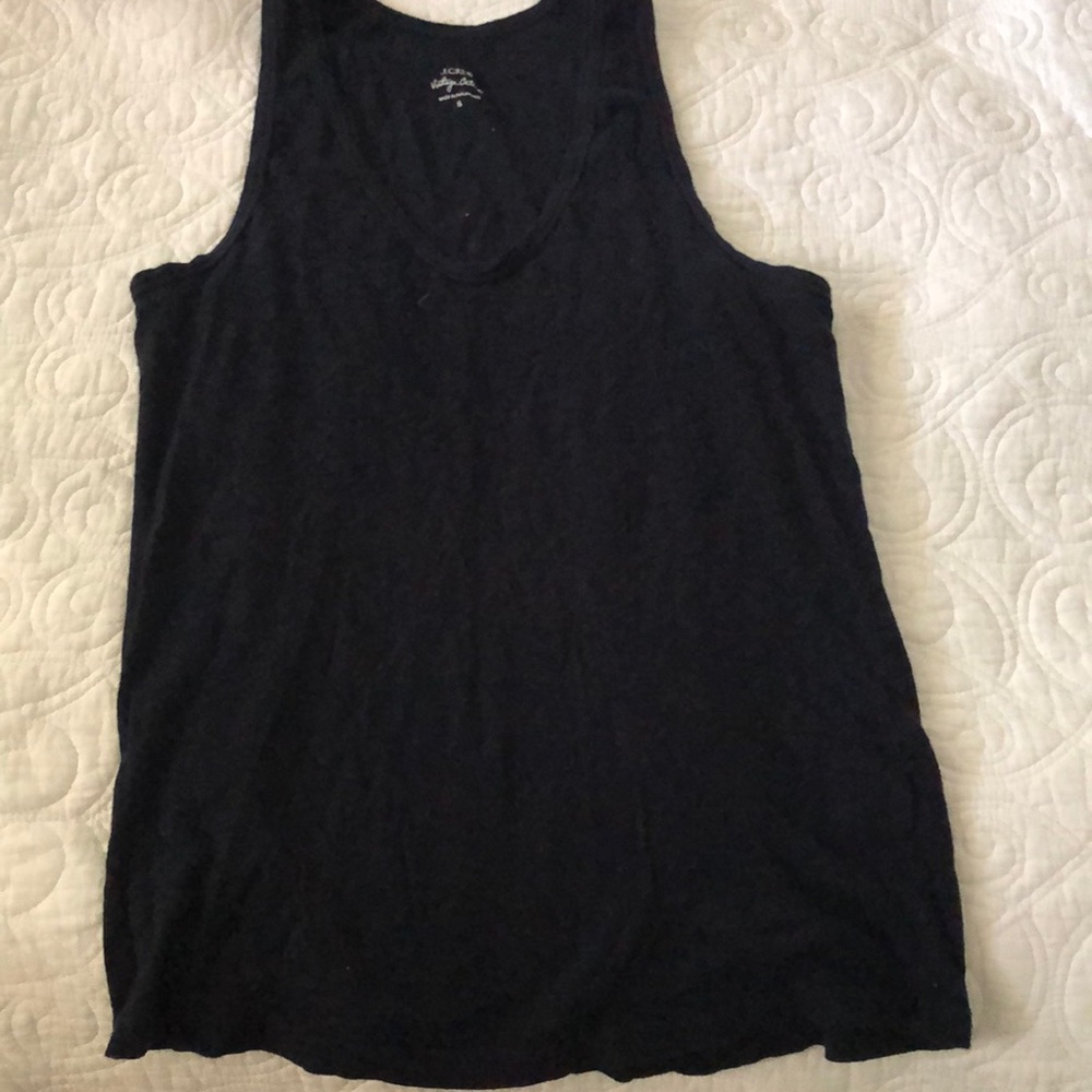Navy JCrew Tissue Tank